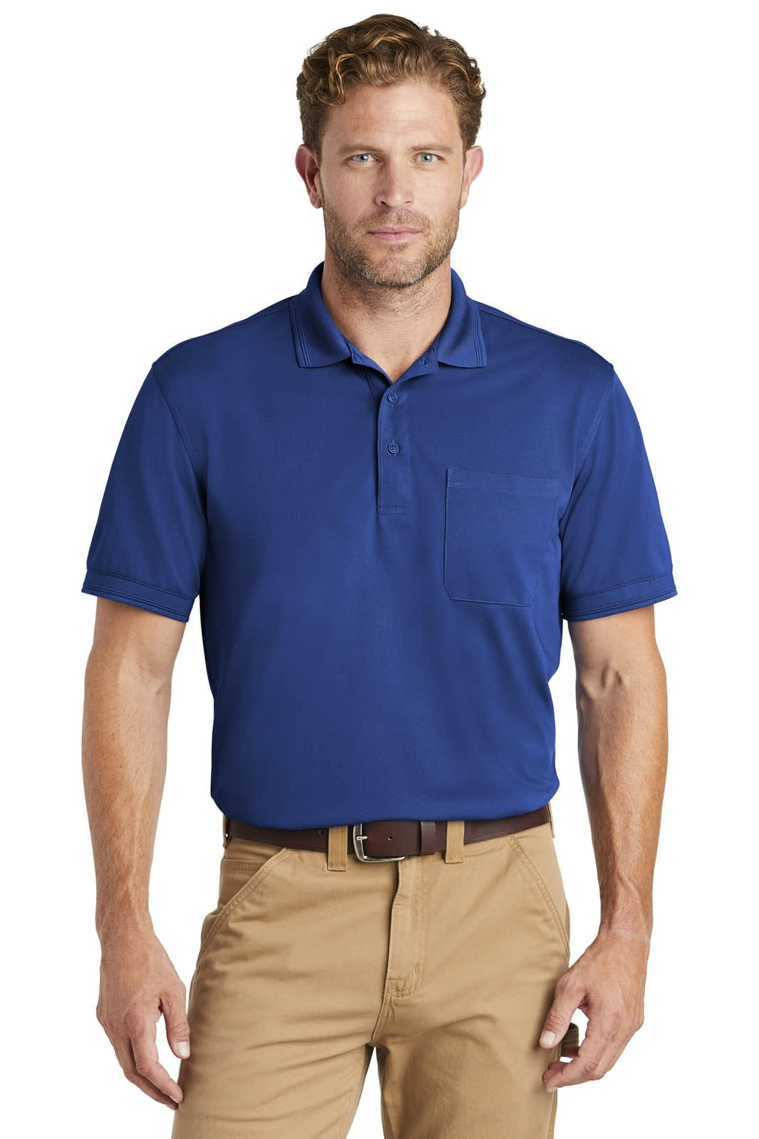 CornerStone Industrial Snag-Proof Pique Pocket Polo