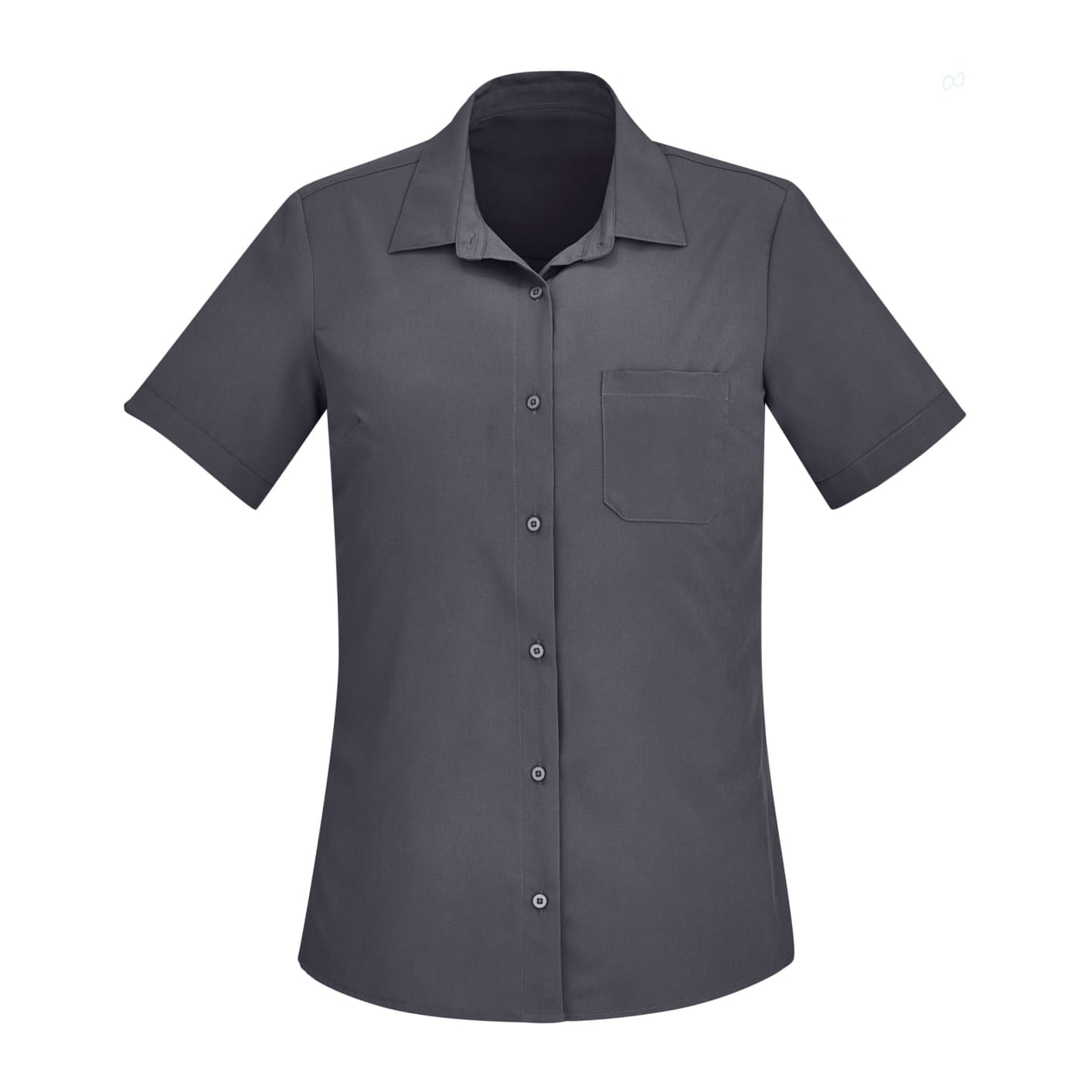 Womens Florence Plain Short Sleeve Shirt