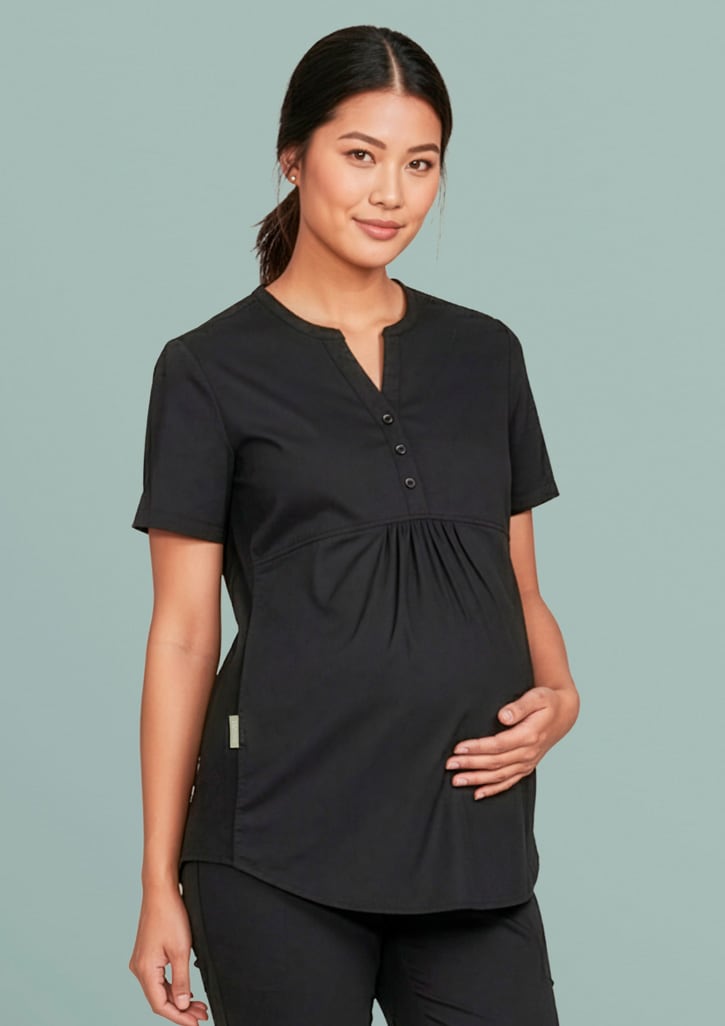 Womens Rose Tunic Scrub Top