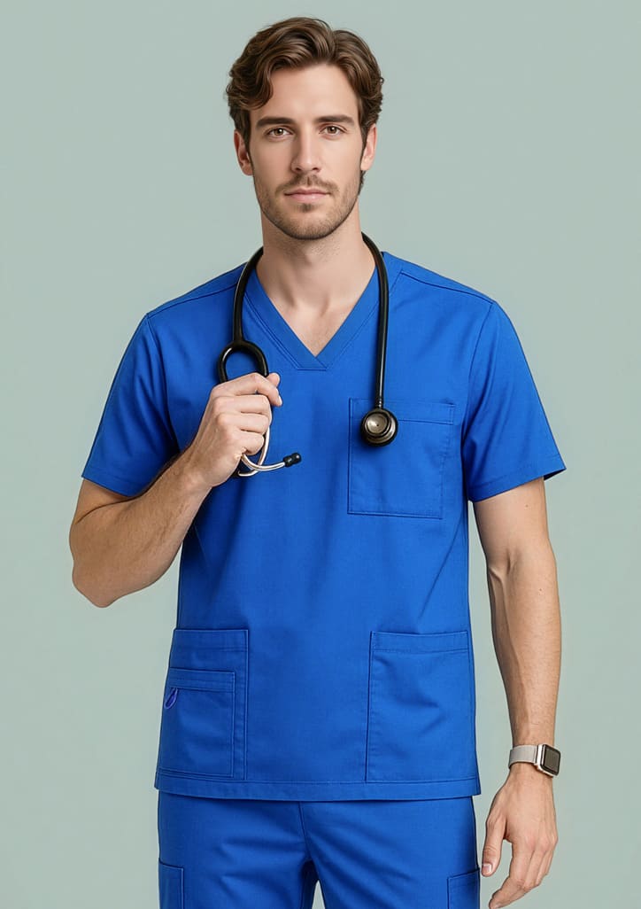 Mens Avery V-Neck Scrub Top
