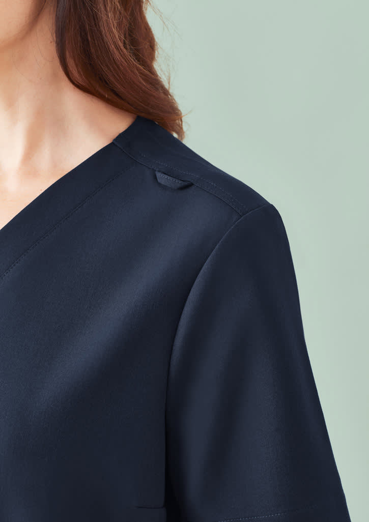 Womens Pulse V-Neck Scrub Top
