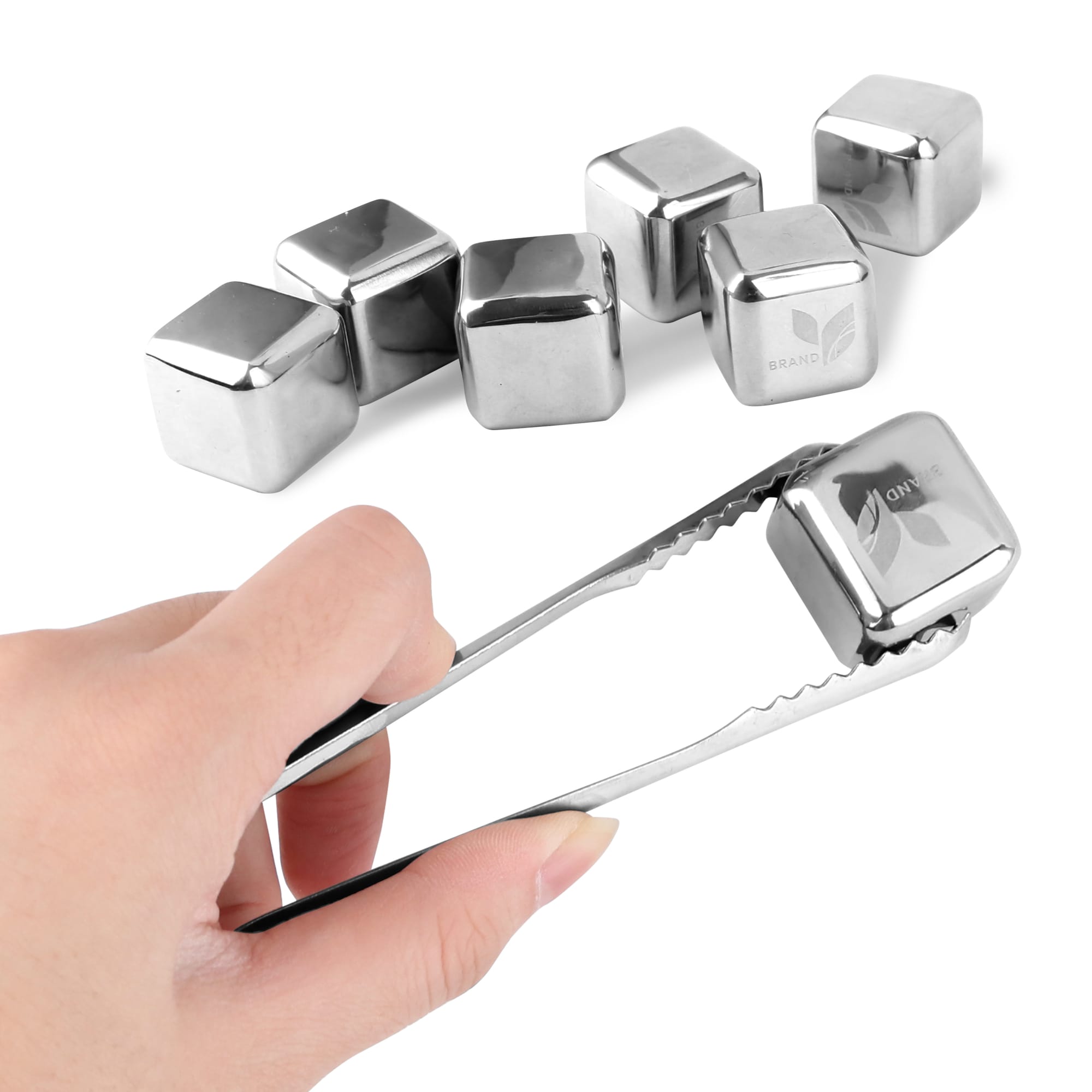Stainless Steel Ice Cube Set (4pcs)