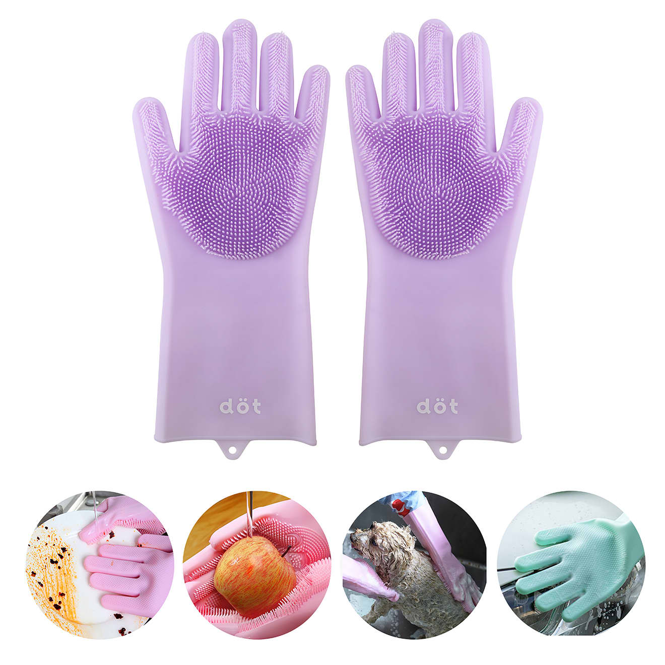 Silicone Gloves Cleaning Brush