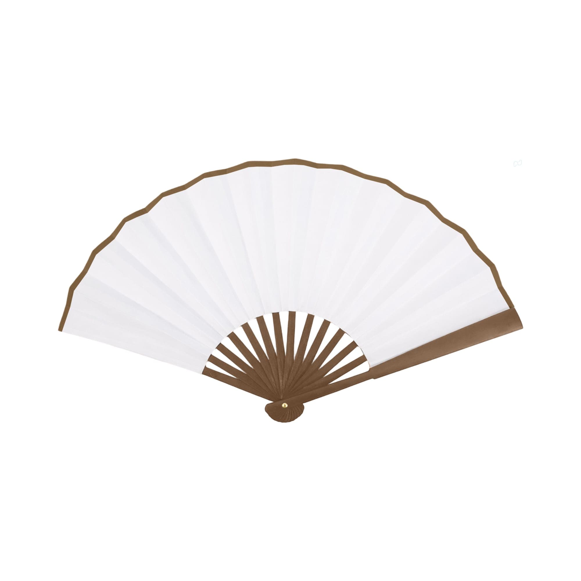 8inch Bamboo Fabric Hand Fan