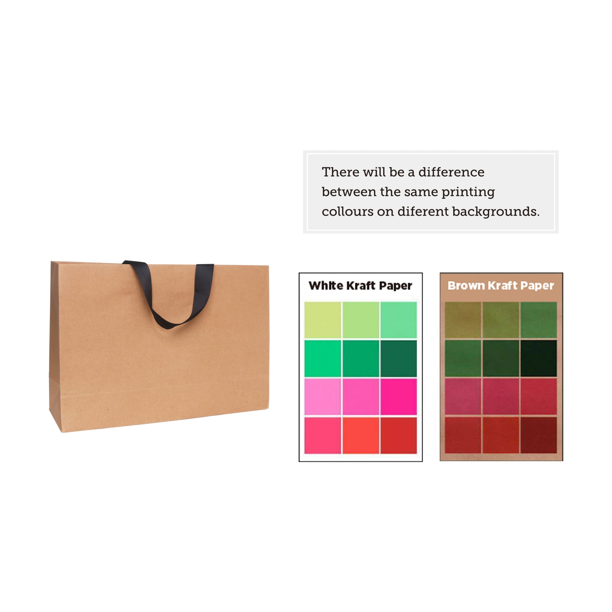 Small Paper Bag with Flat Handle(250 x 170 x 80mm)