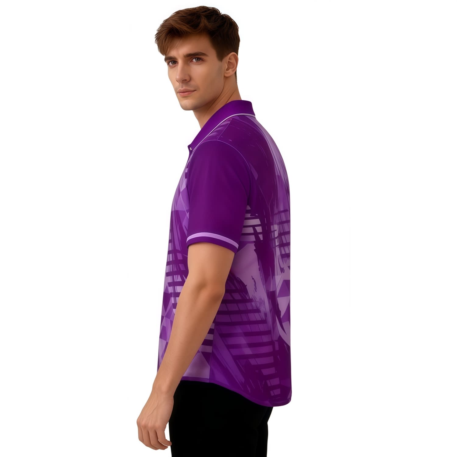 Asymmetrical Hem POLO Sublimated Sport Jersey