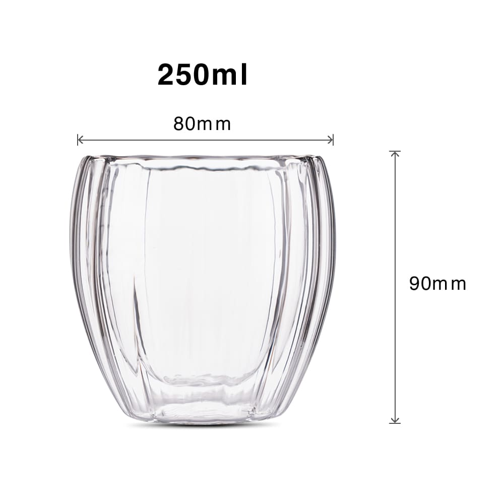 Spiral Double Wall Glass