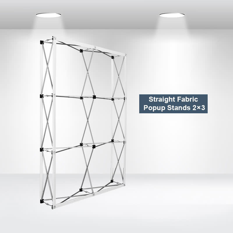 Straight Fabric Popup Displays 2x3
