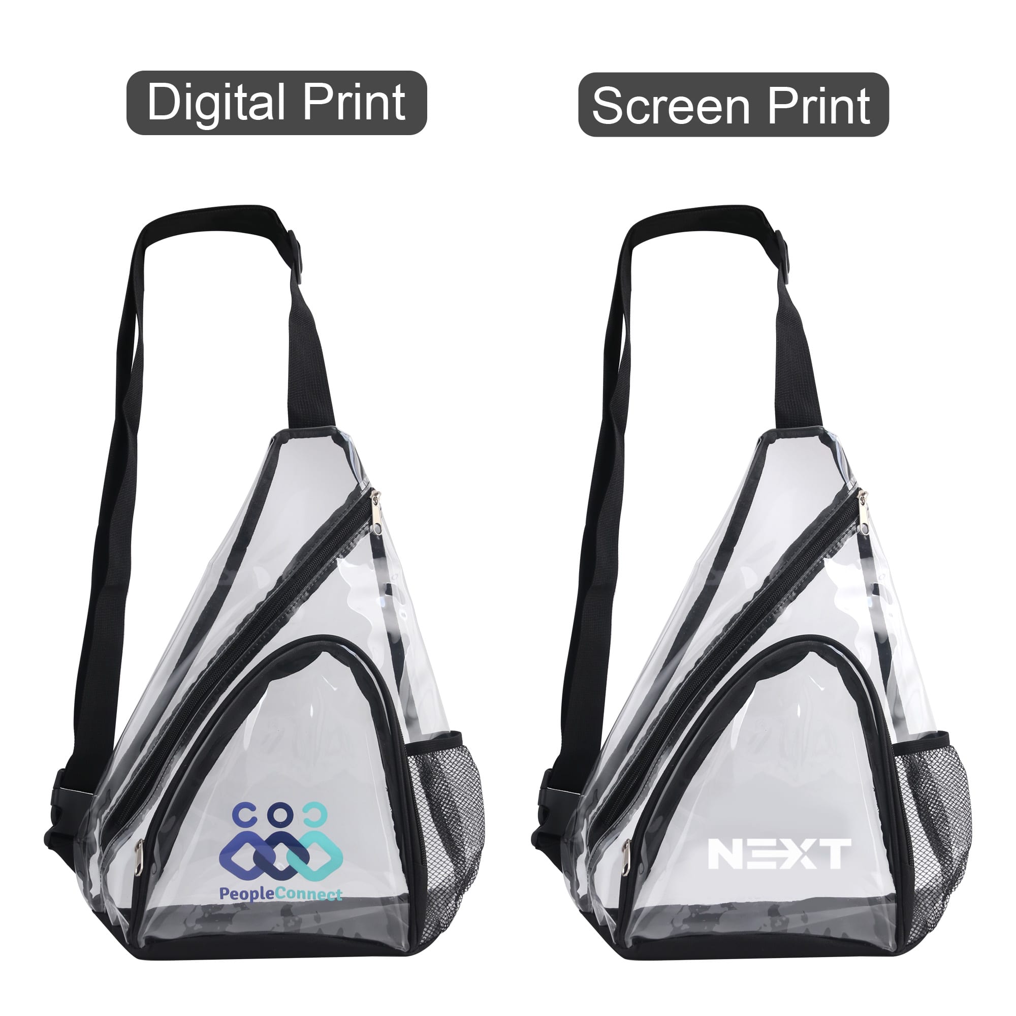 Clear PVC Sling Bag