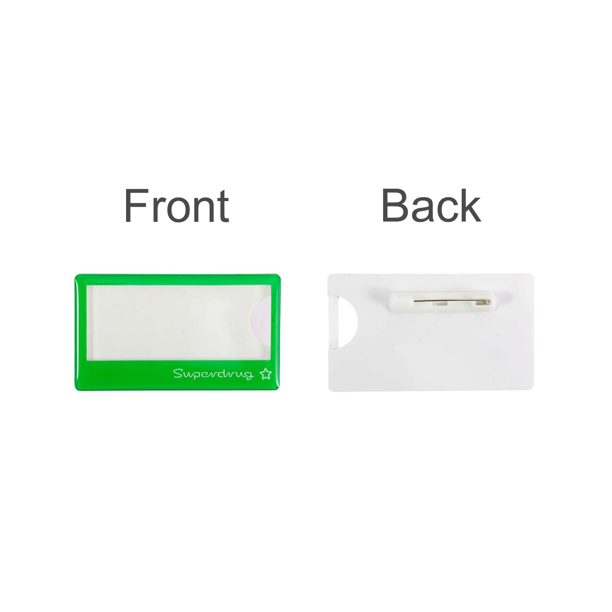 Custom Reusable Acrylic Name Badge