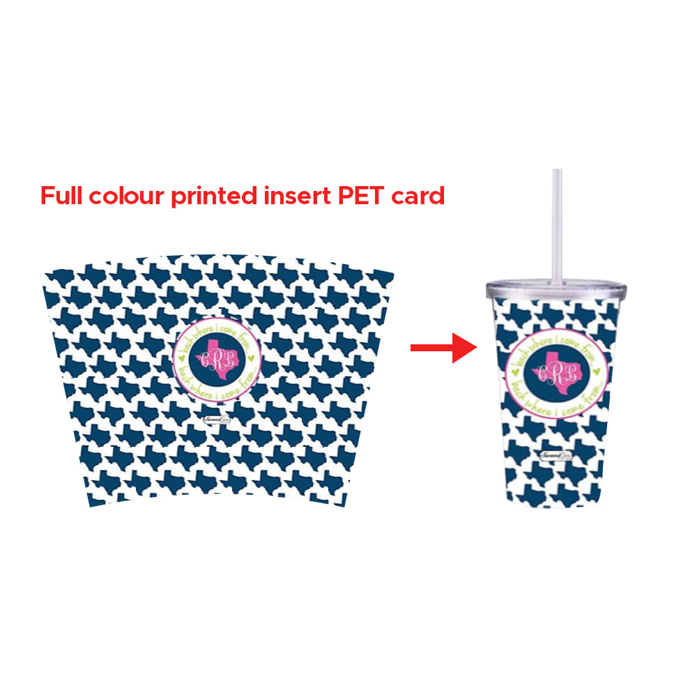 16oz Plastic Cups with Lids & Straws