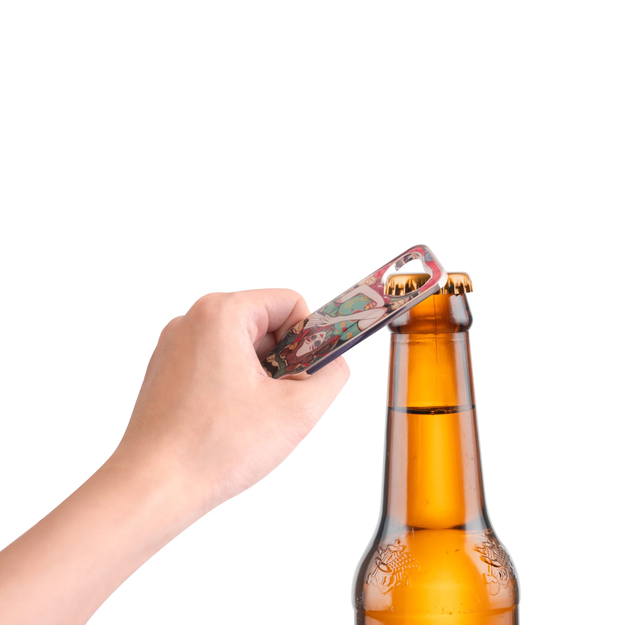 Bottle Shaped Opener Fridge Magnet