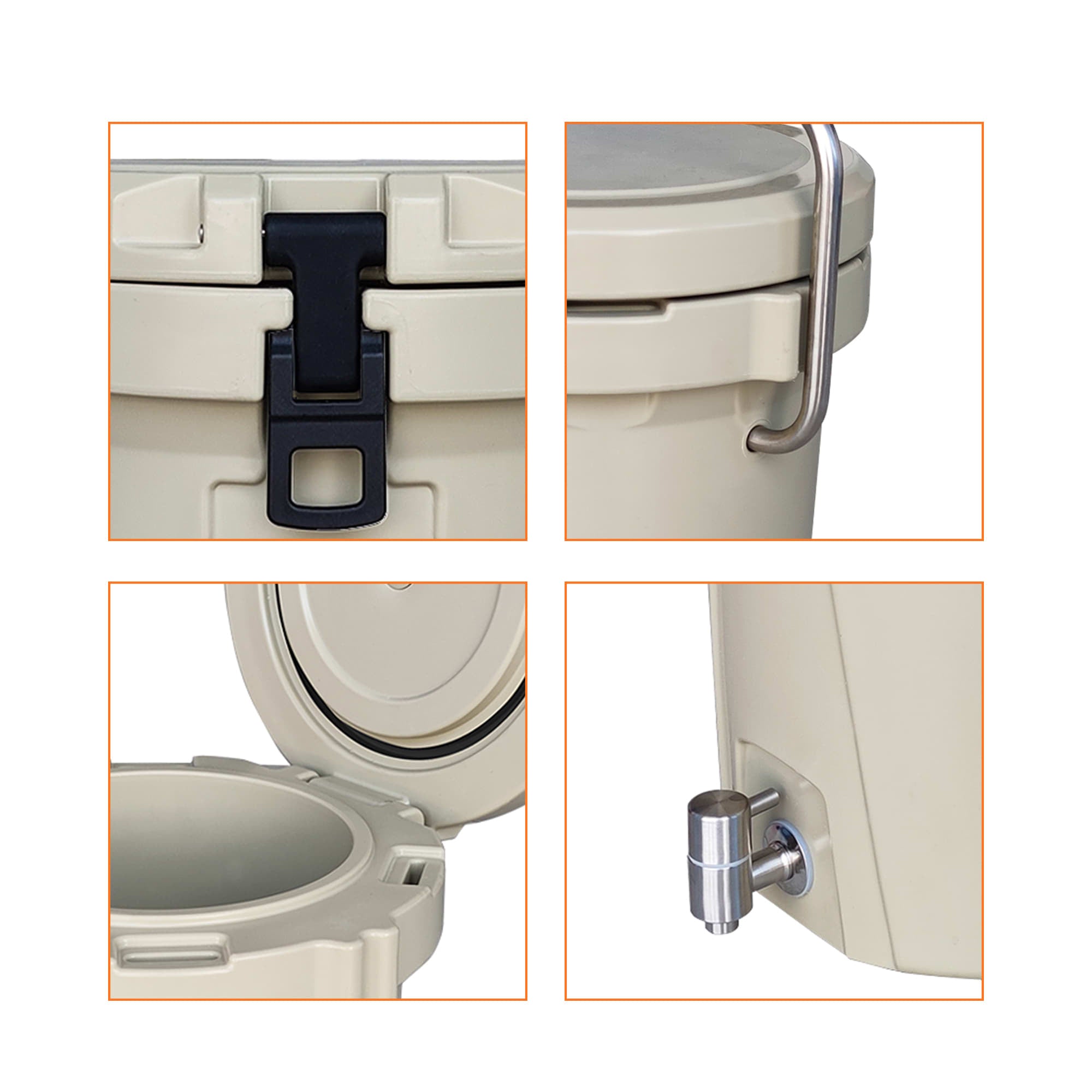7L Ice Bucket with Faucet