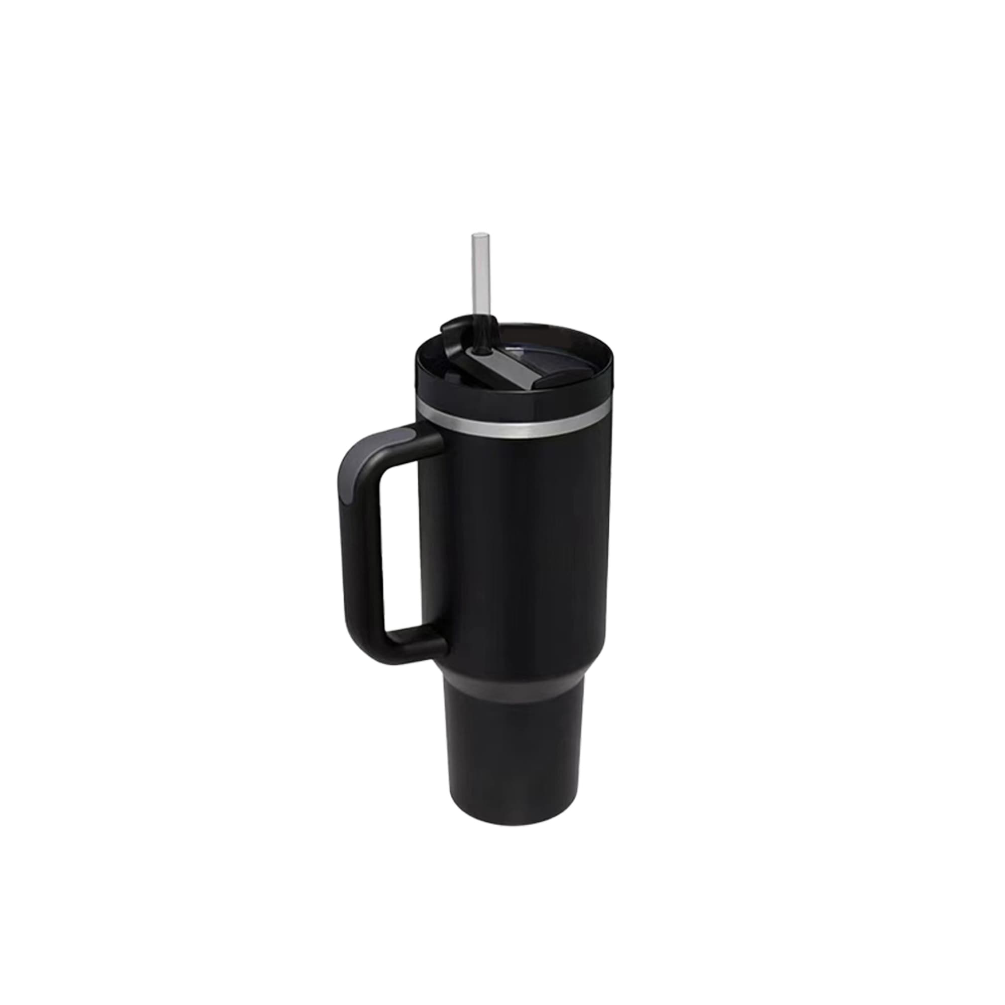 1.2L Stainless Steel Tumbler with Lid and Straw
