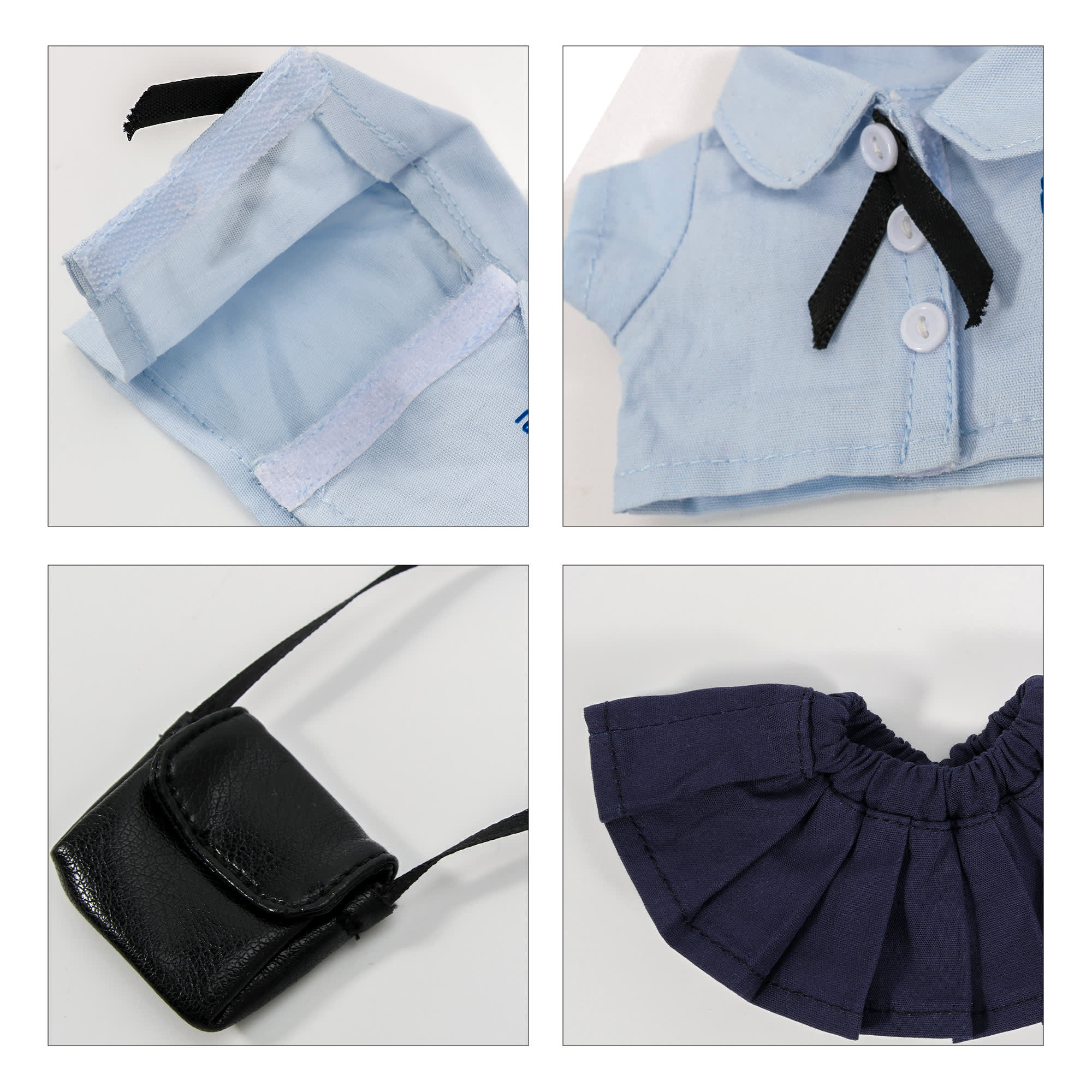 Plush Doll Uniform Set (15–17cm Doll)