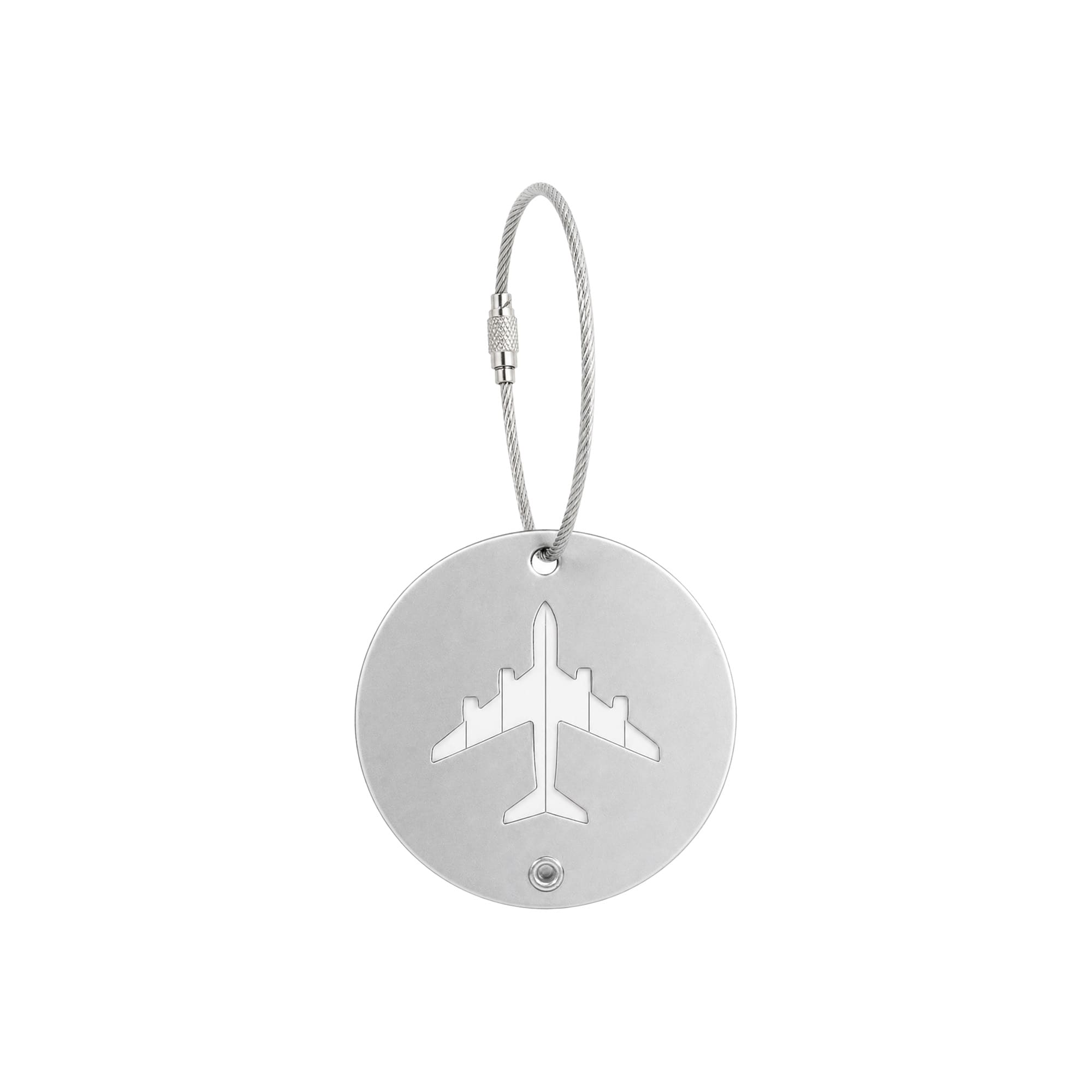 Plane Round Wire Cable Luggage Tag
