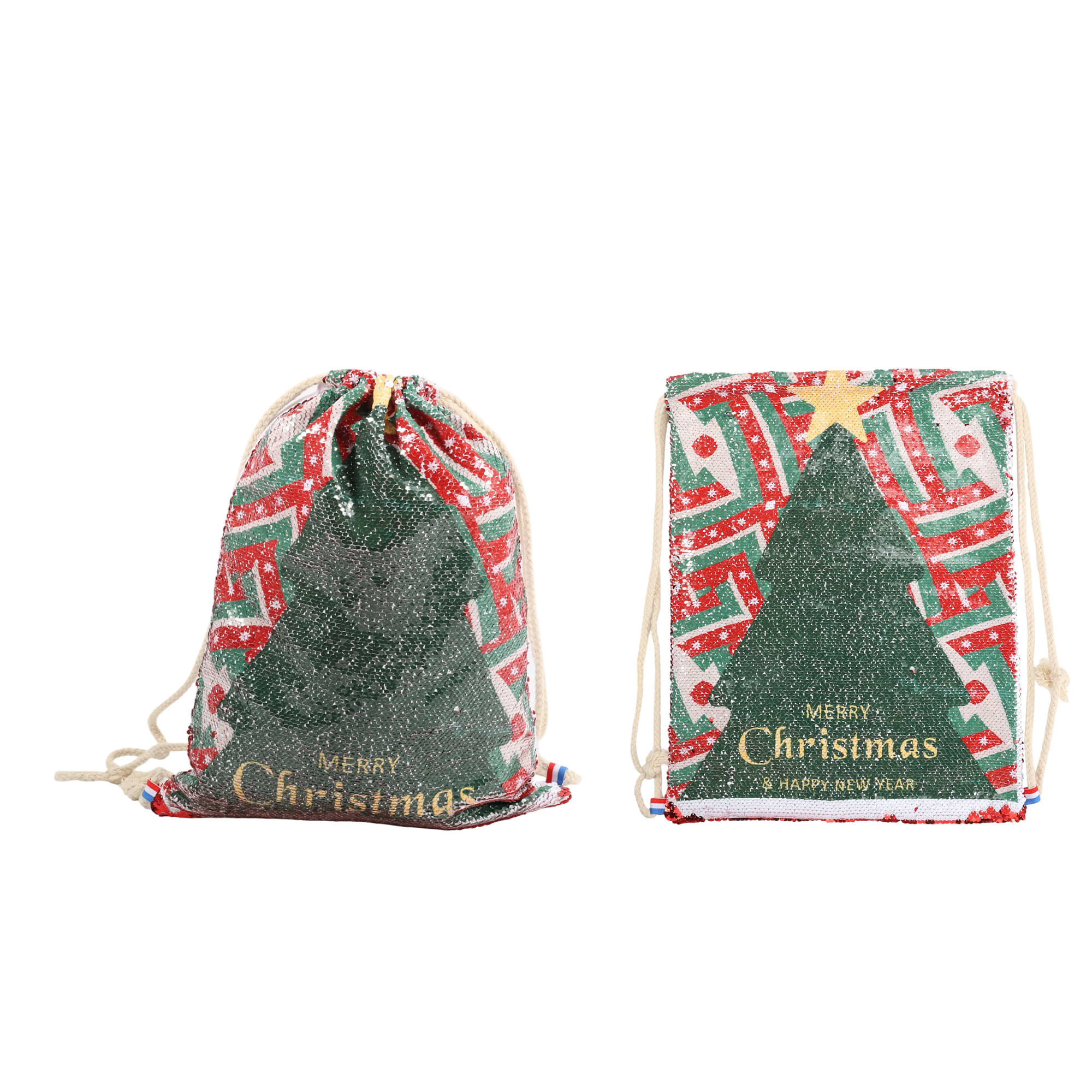 Sequin Magic Drawstring Bag