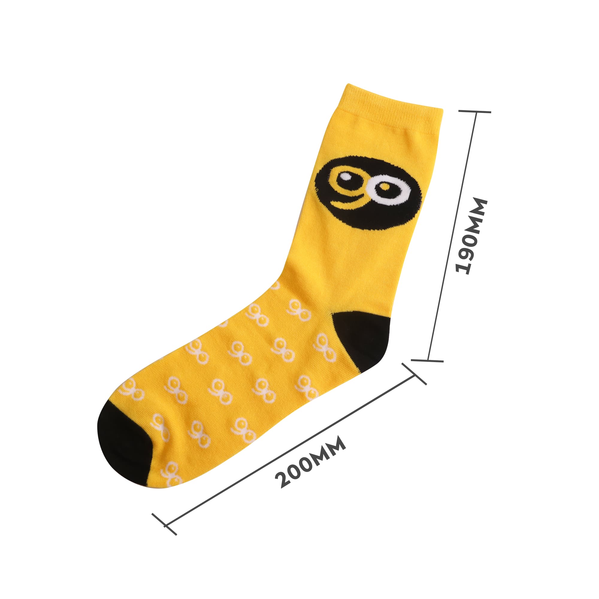 Crew Custom Pattern Woven Bamboo Socks