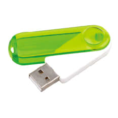Transparent Swivel Flash Drive