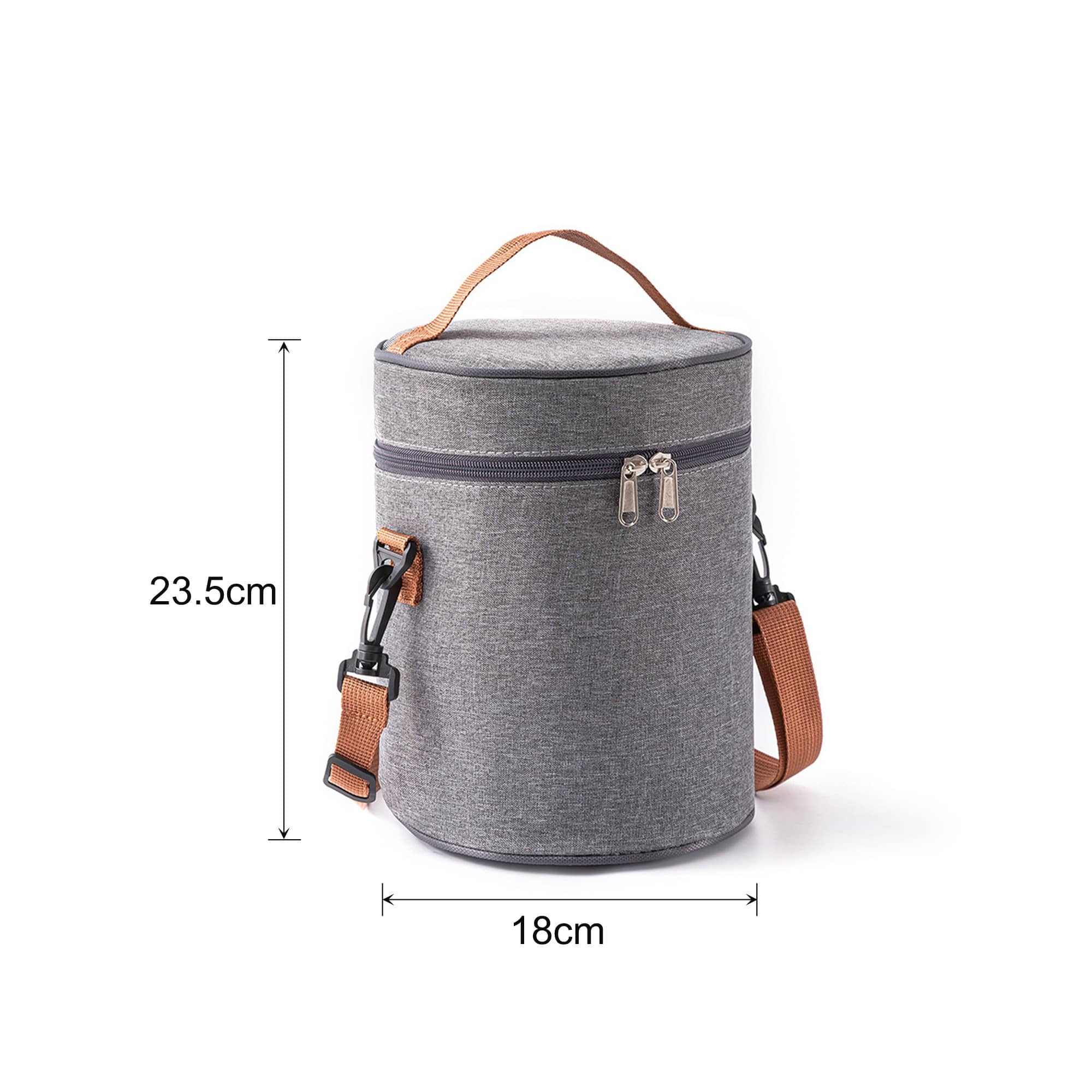Cylindrical Lunch Bag
