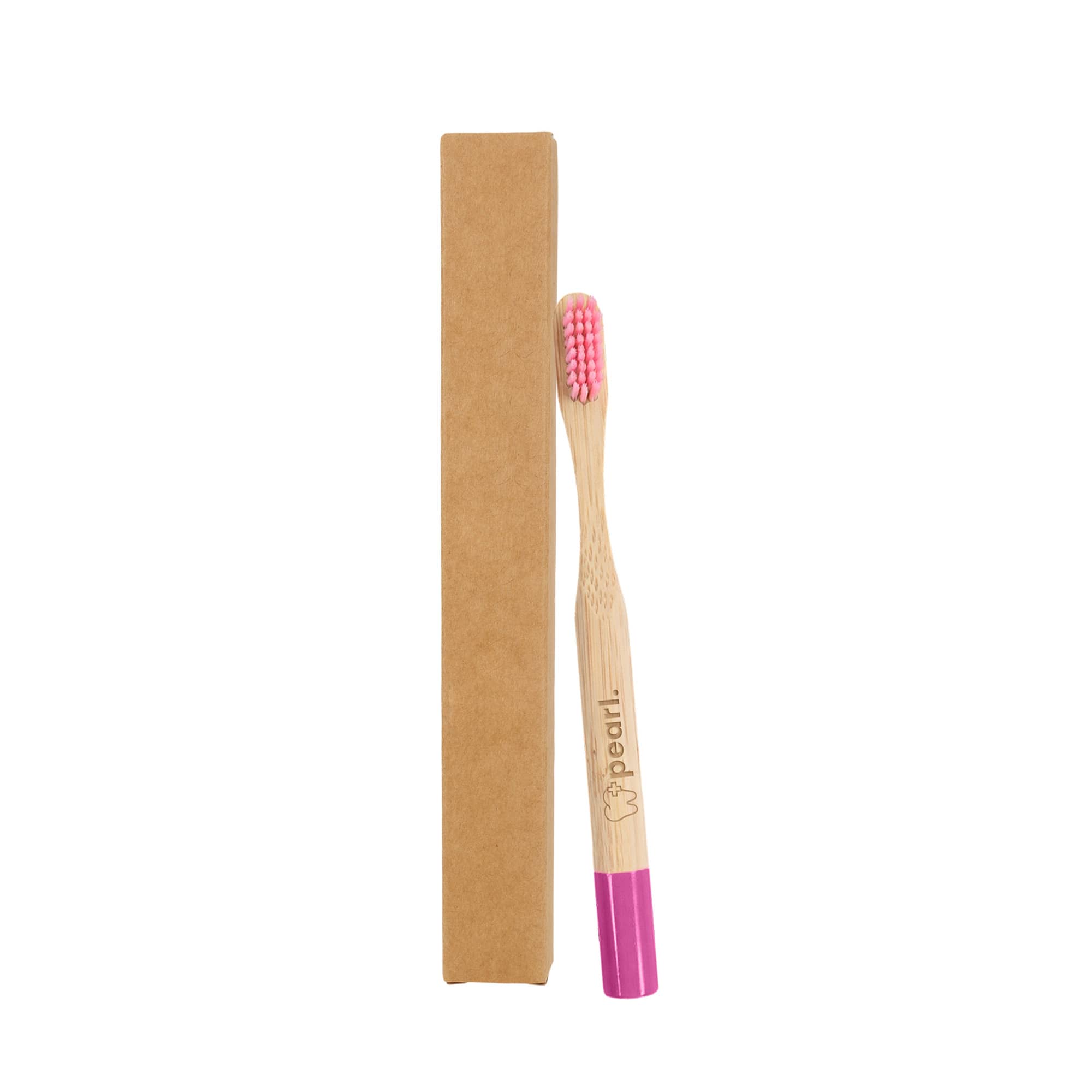Small Round Handle Colorful Bamboo Toothbrush