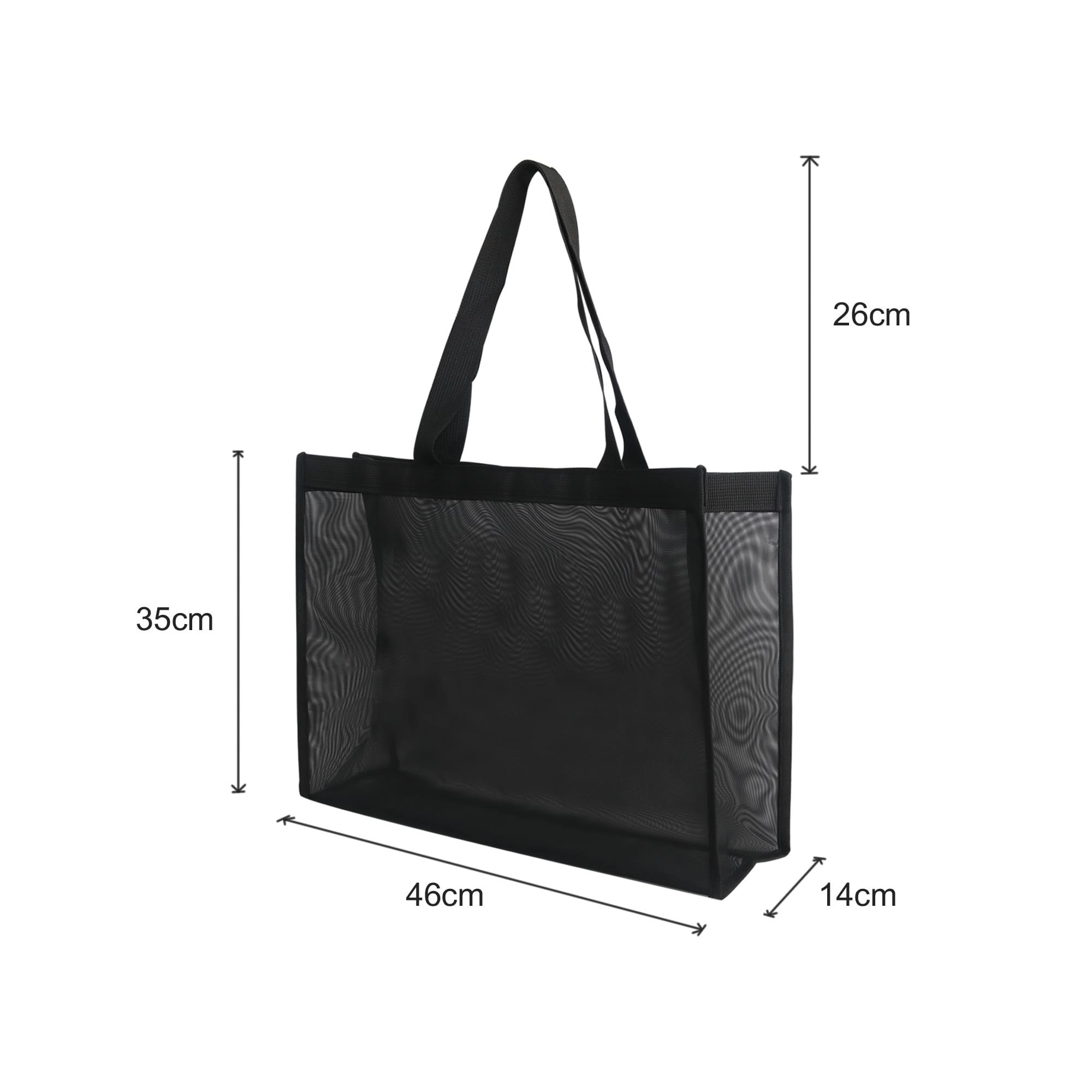 Transparent Mesh Tote Bag
