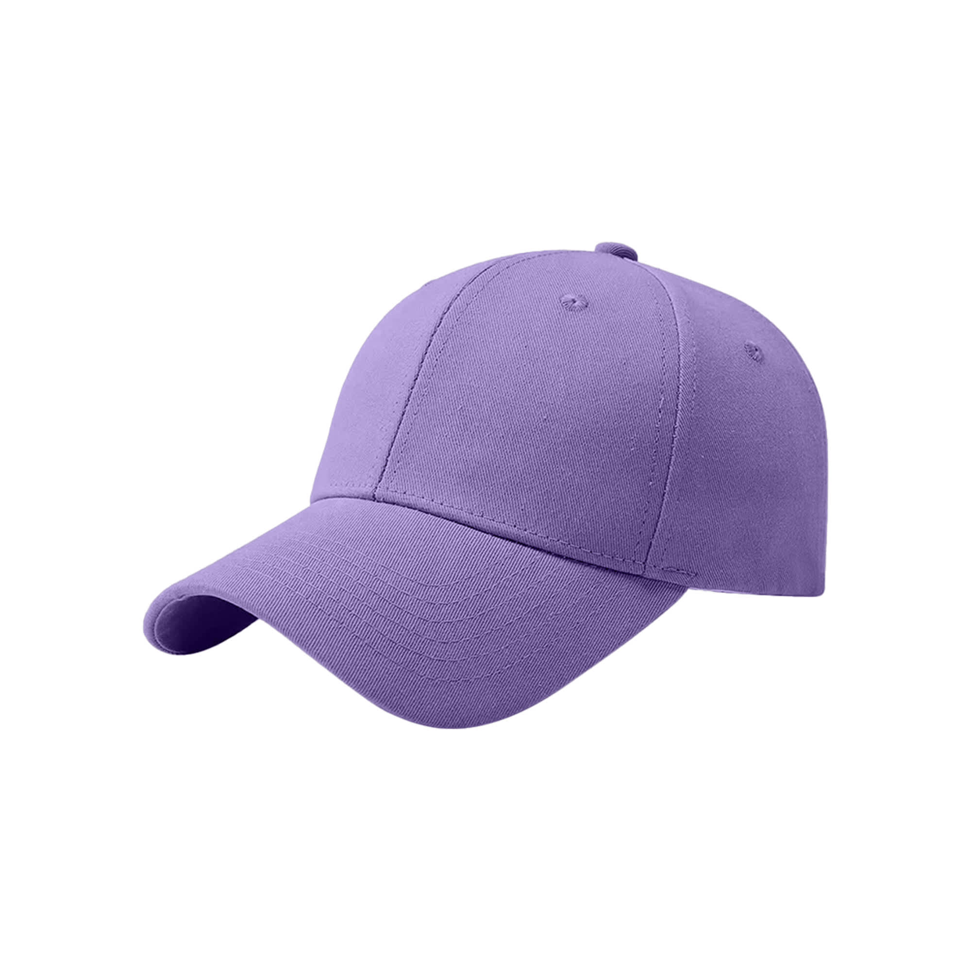 6 Panel Cotton Hard Top Pure Baseball Cap