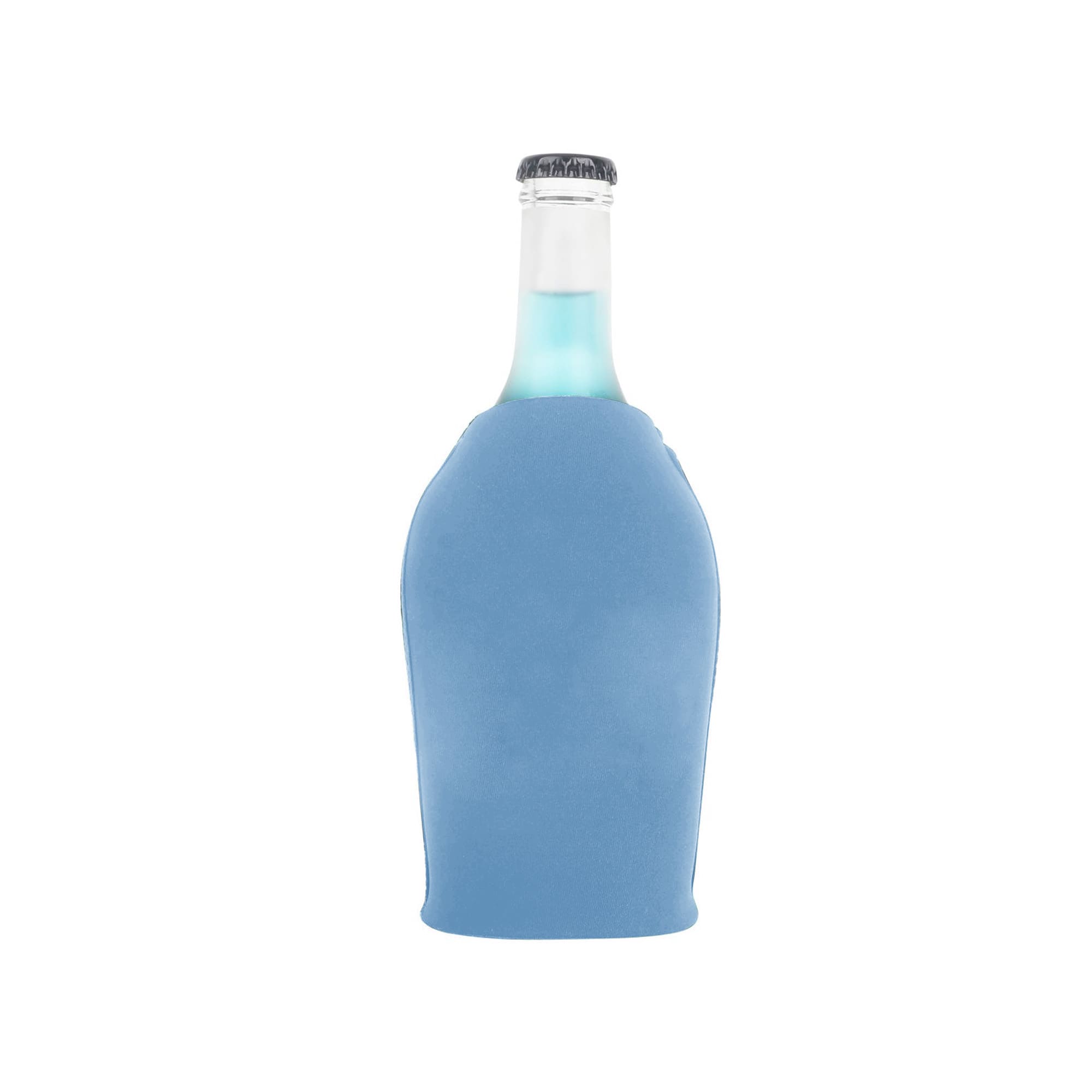 Short Bottle Cooler with Zipper