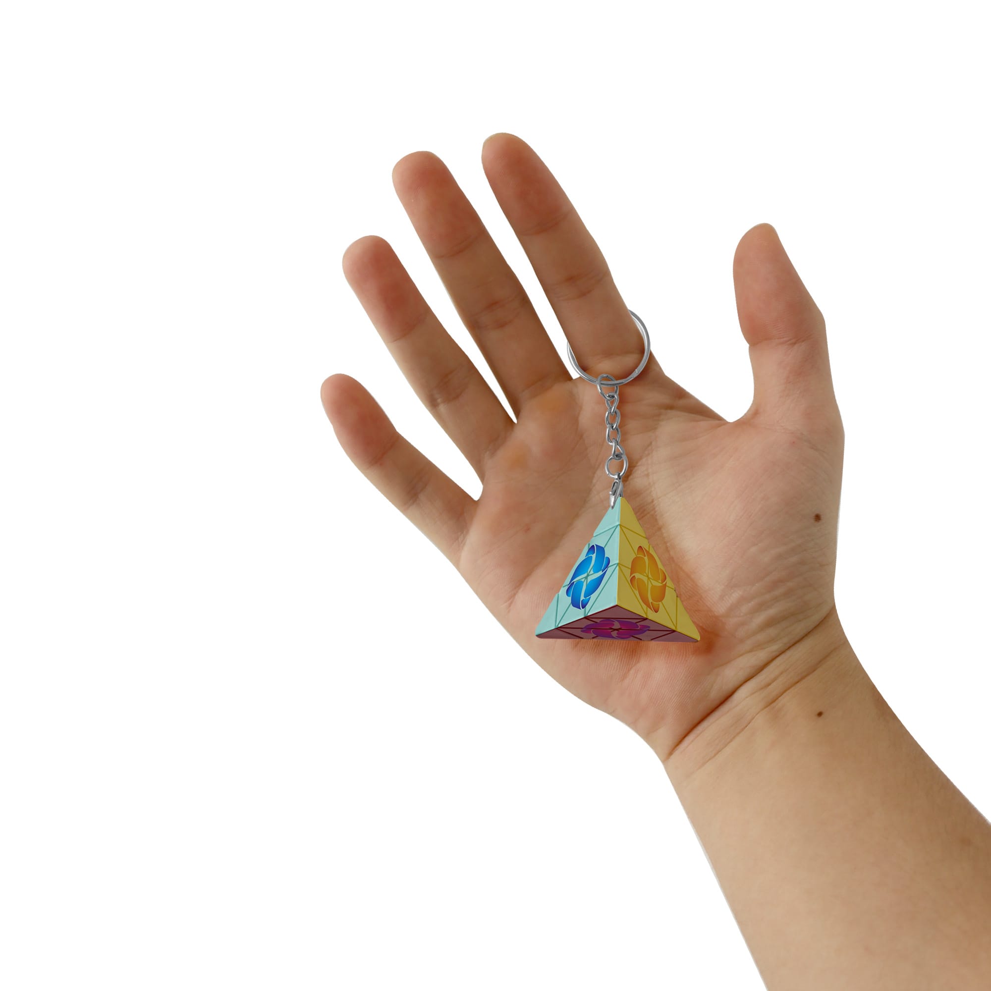 Puzzle Pyramid with Keyrings