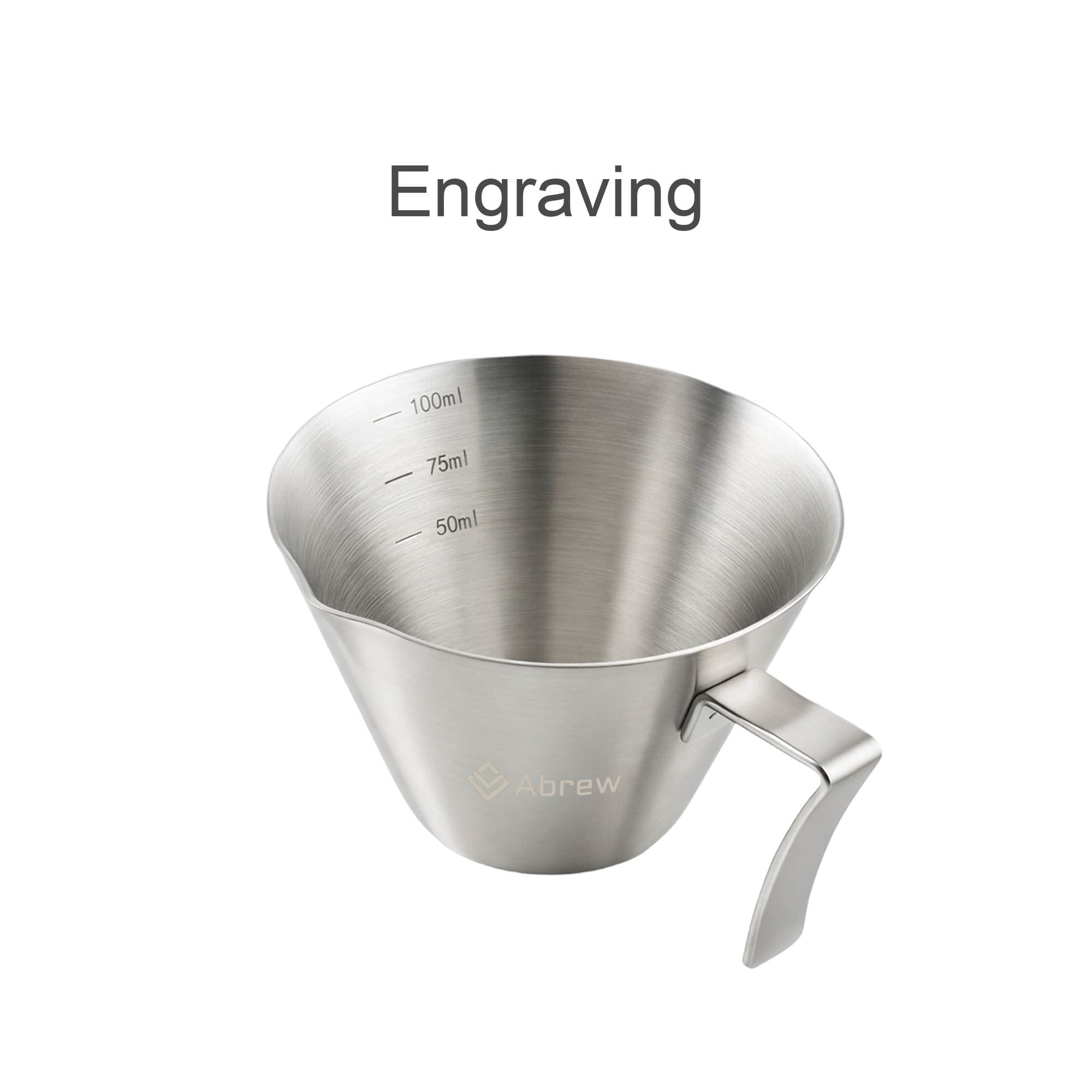 Stainless Steel Espresso Measuring Cup