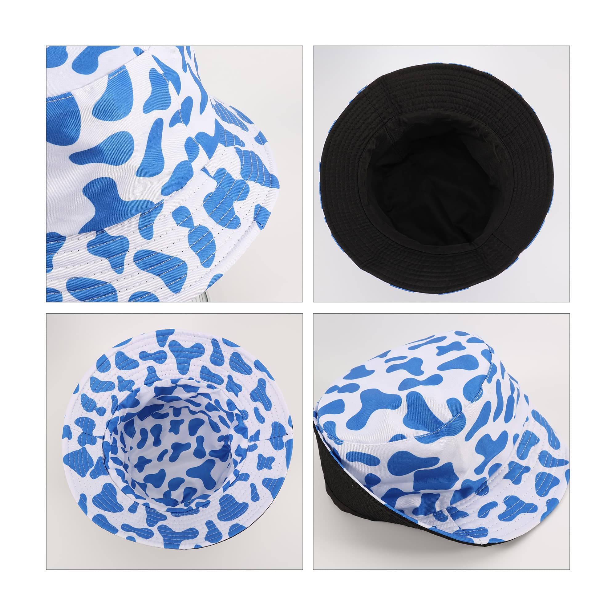 Cow Print Bucket Hat
