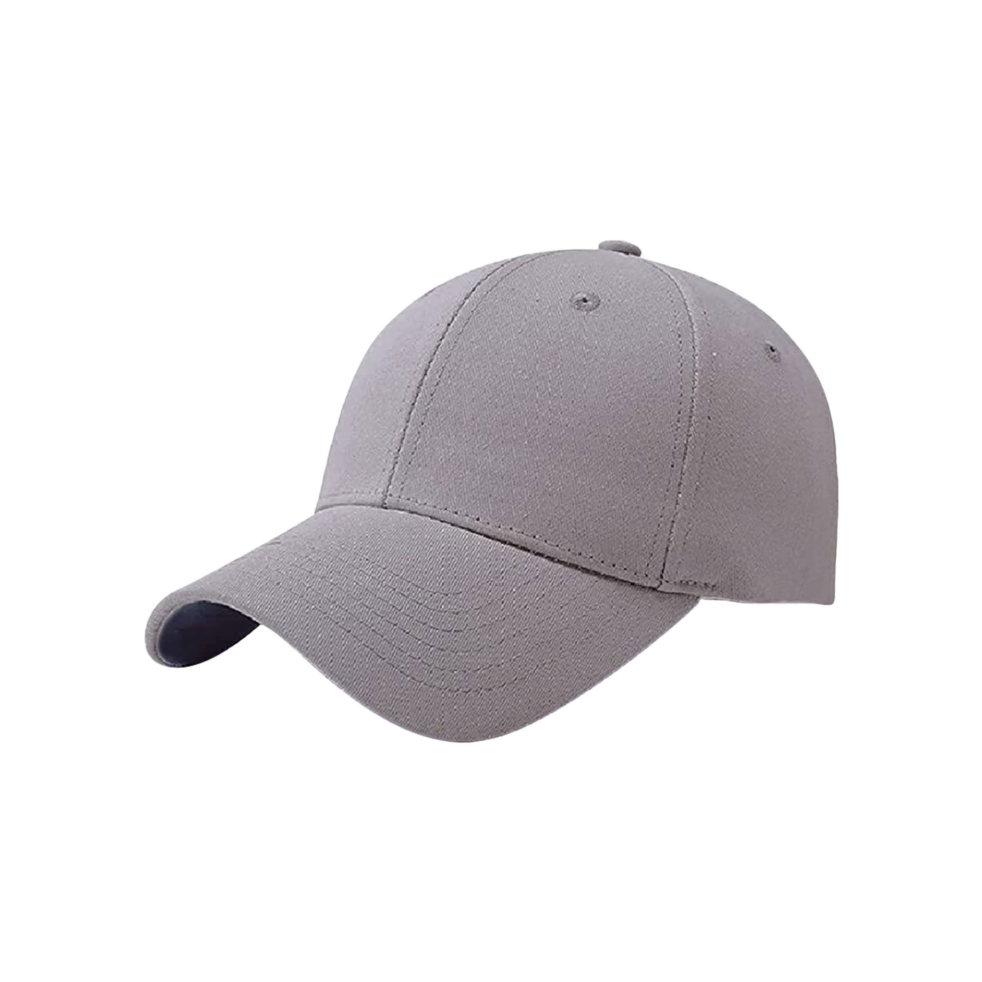 6 Panel Cotton Hard Top Pure Baseball Cap