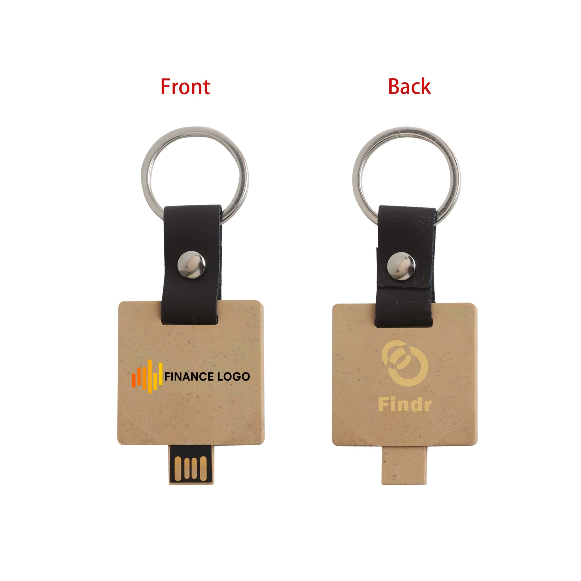 Eco Mini Flash Drive Keychain