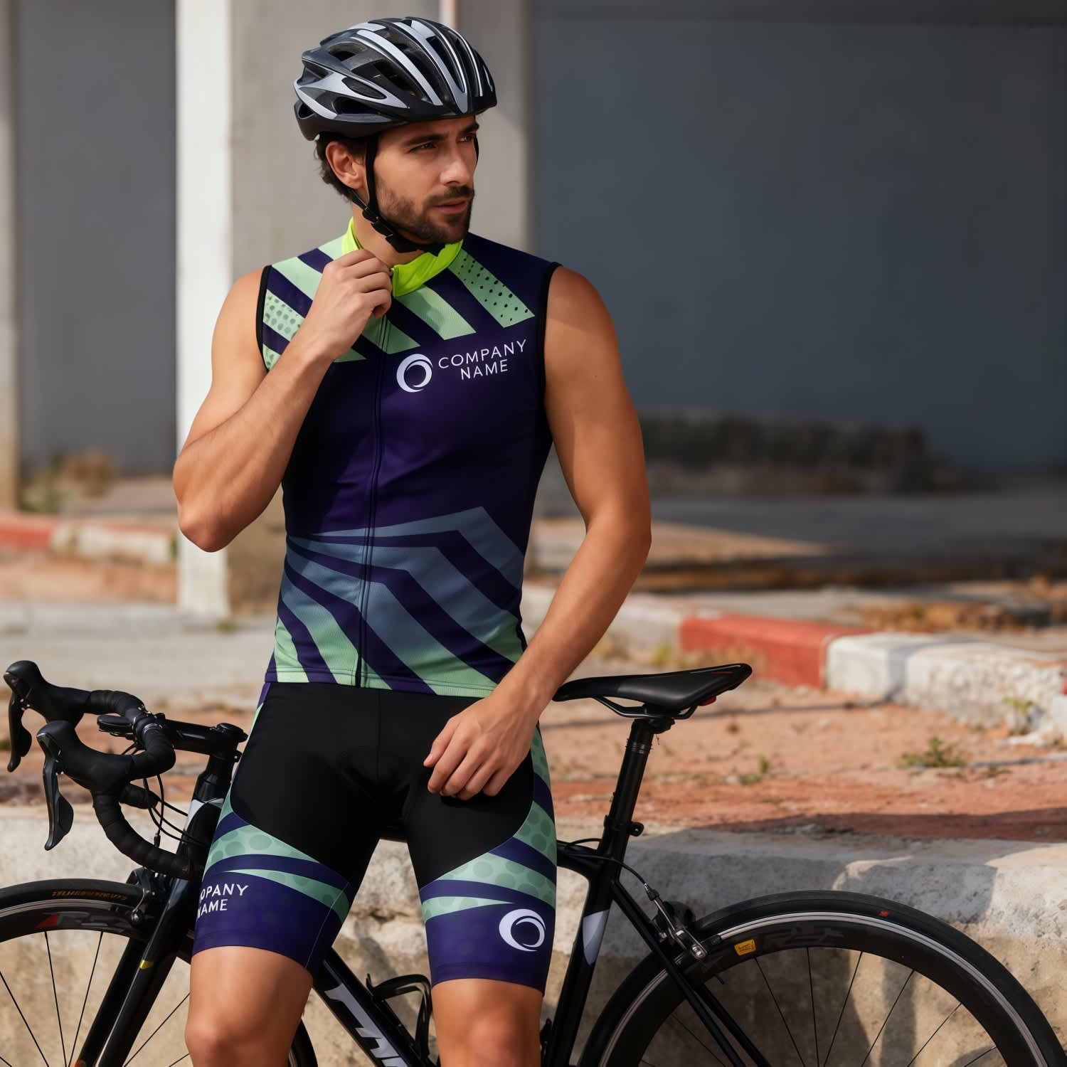Men's Sublimated Cycling Vest