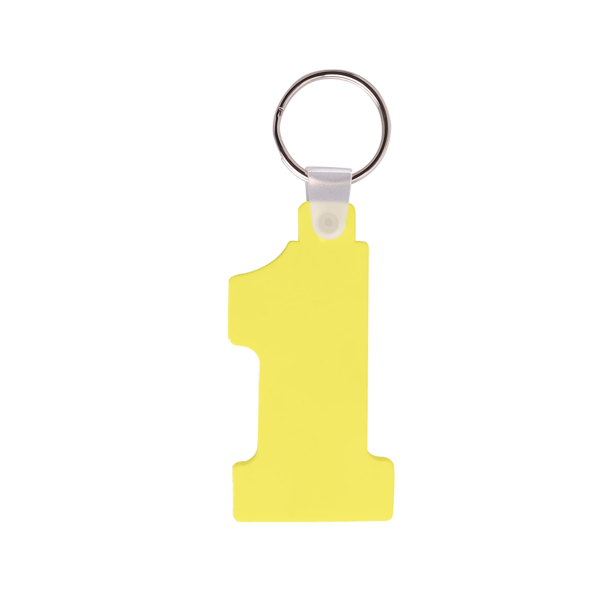 Number 1 Durasoft Keyring