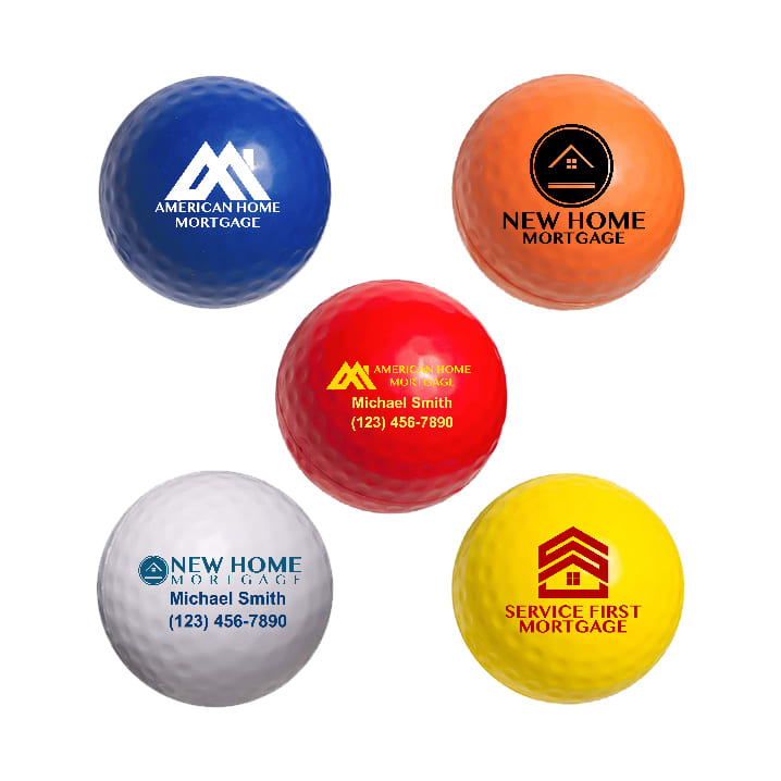 Golfball Shape Stress Reliever