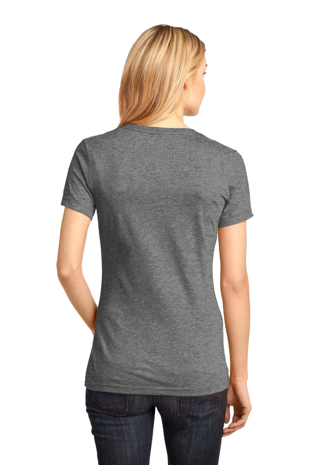 District Made - Ladies Perfect Weight V-Neck Tee