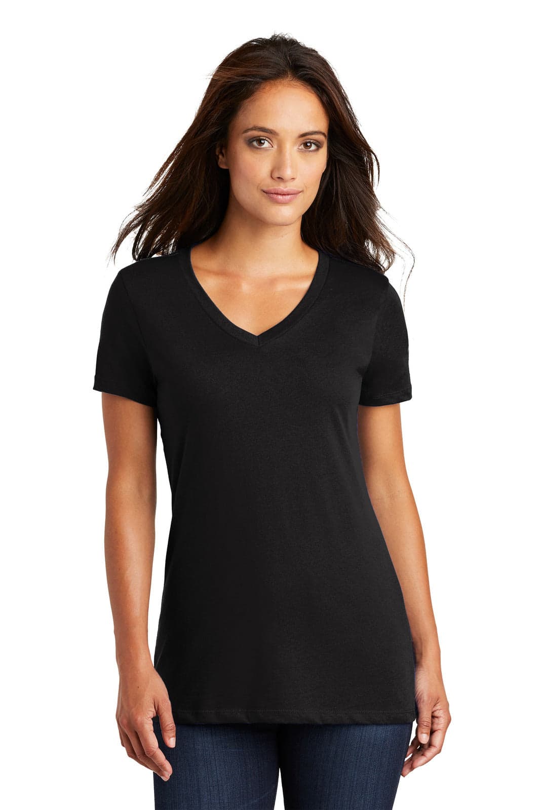 District Made - Ladies Perfect Weight V-Neck Tee