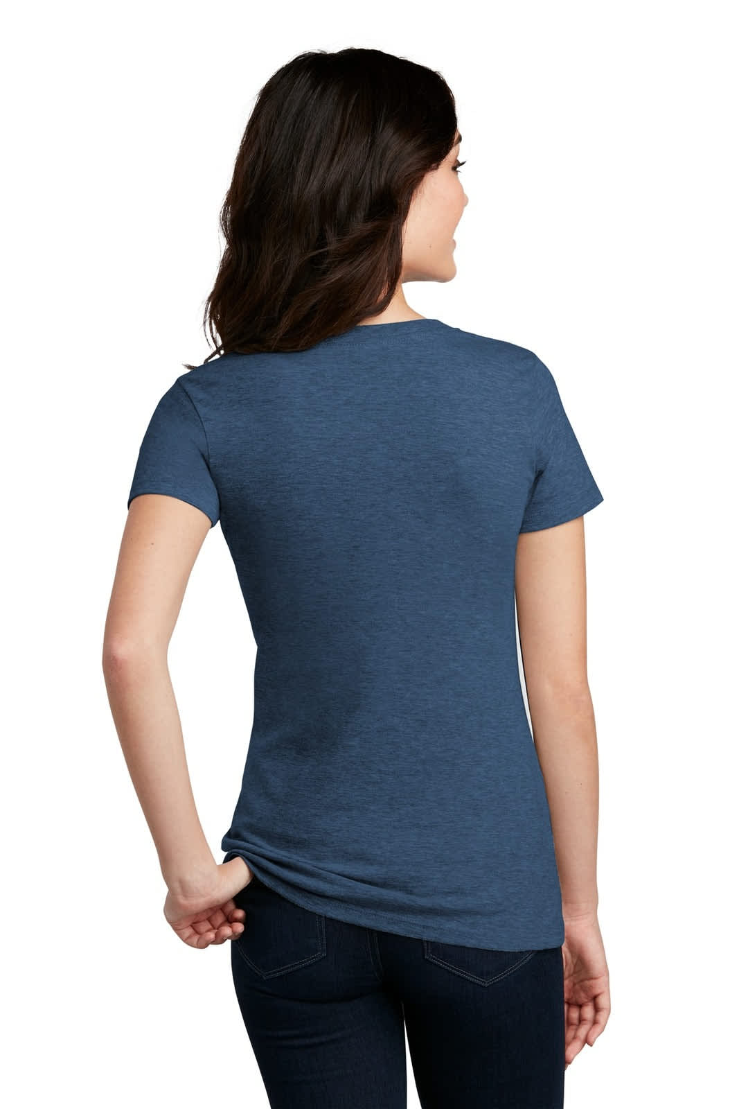 District Made Ladies Perfect Blend V-Neck Tee