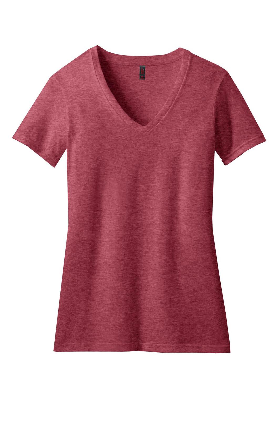District Made Ladies Perfect Blend V-Neck Tee