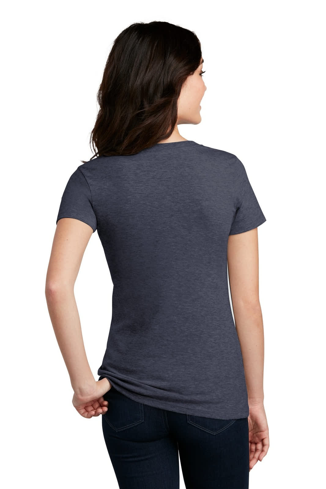 District Made Ladies Perfect Blend V-Neck Tee