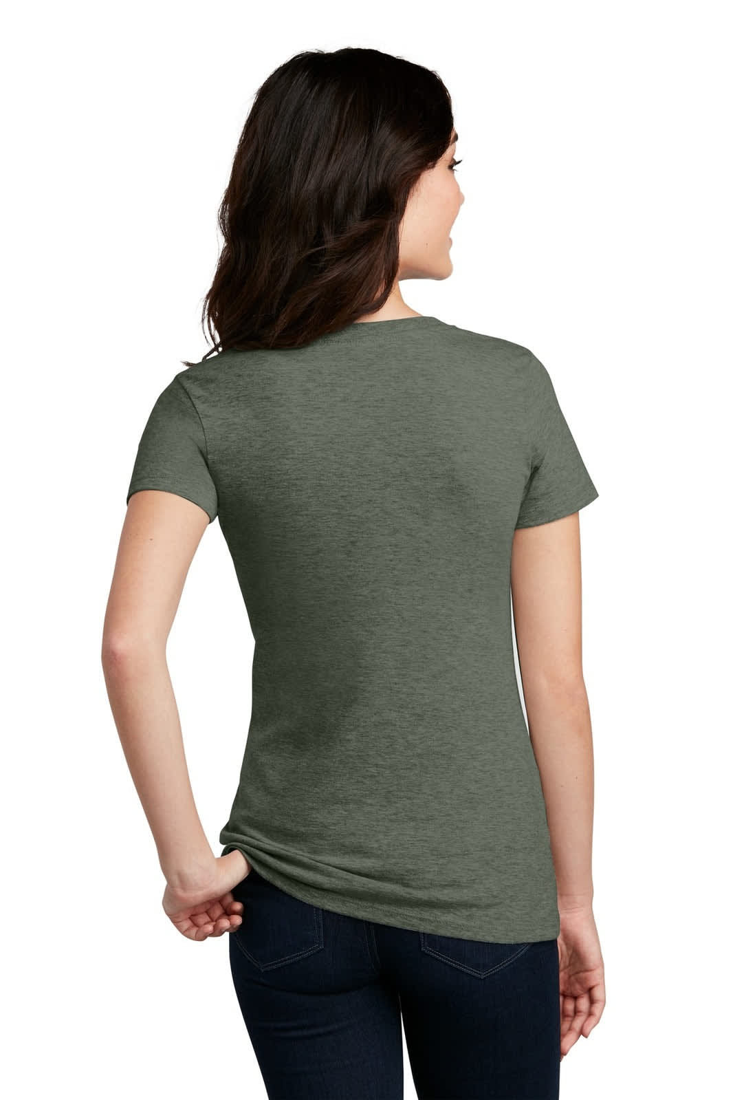 District Made Ladies Perfect Blend V-Neck Tee