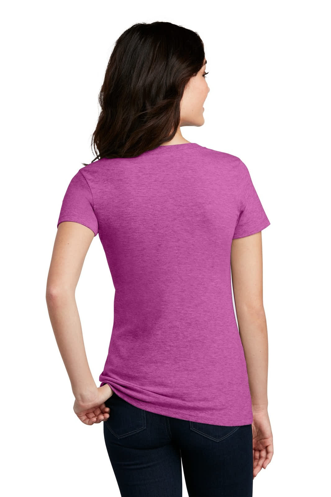 District Made Ladies Perfect Blend V-Neck Tee