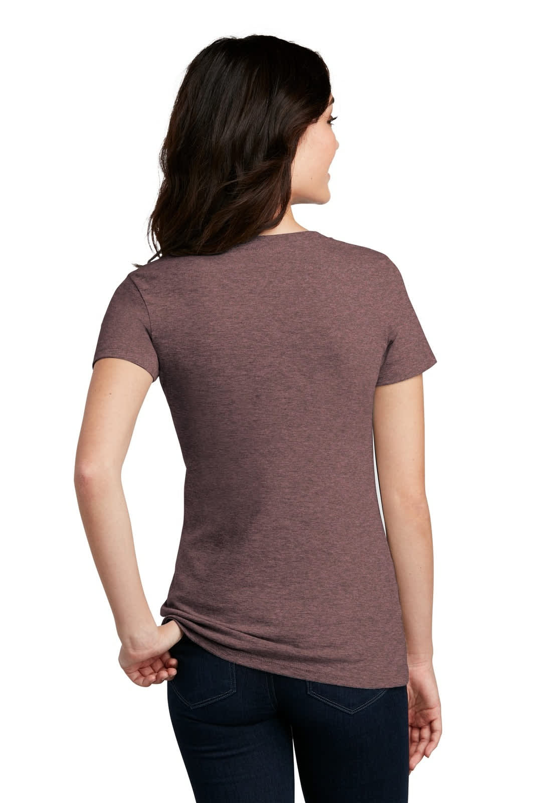 District Made Ladies Perfect Blend V-Neck Tee