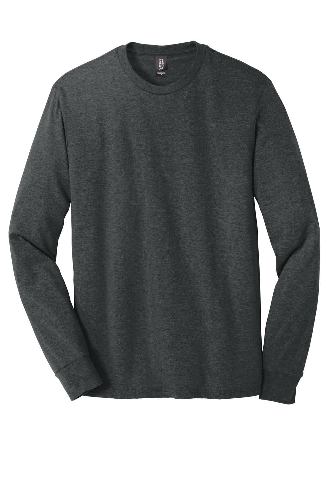 District Made Mens Perfect Tri Long Sleeve Crew Tee