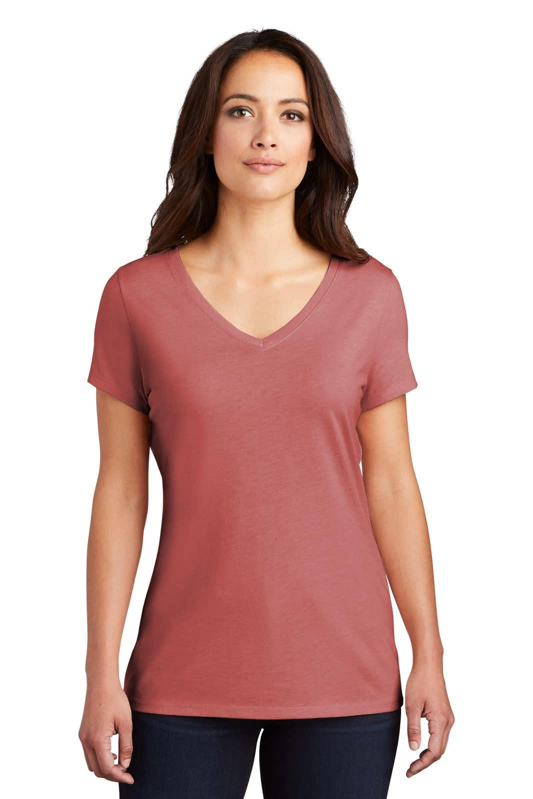 District Made Ladies Perfect Tri V-Neck Tee
