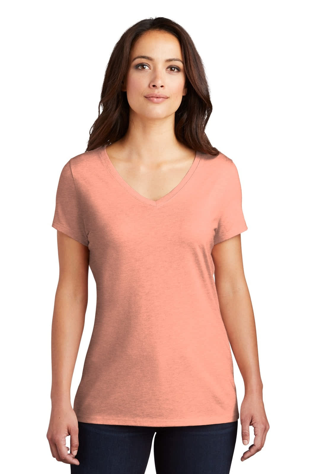 District Made Ladies Perfect Tri V-Neck Tee