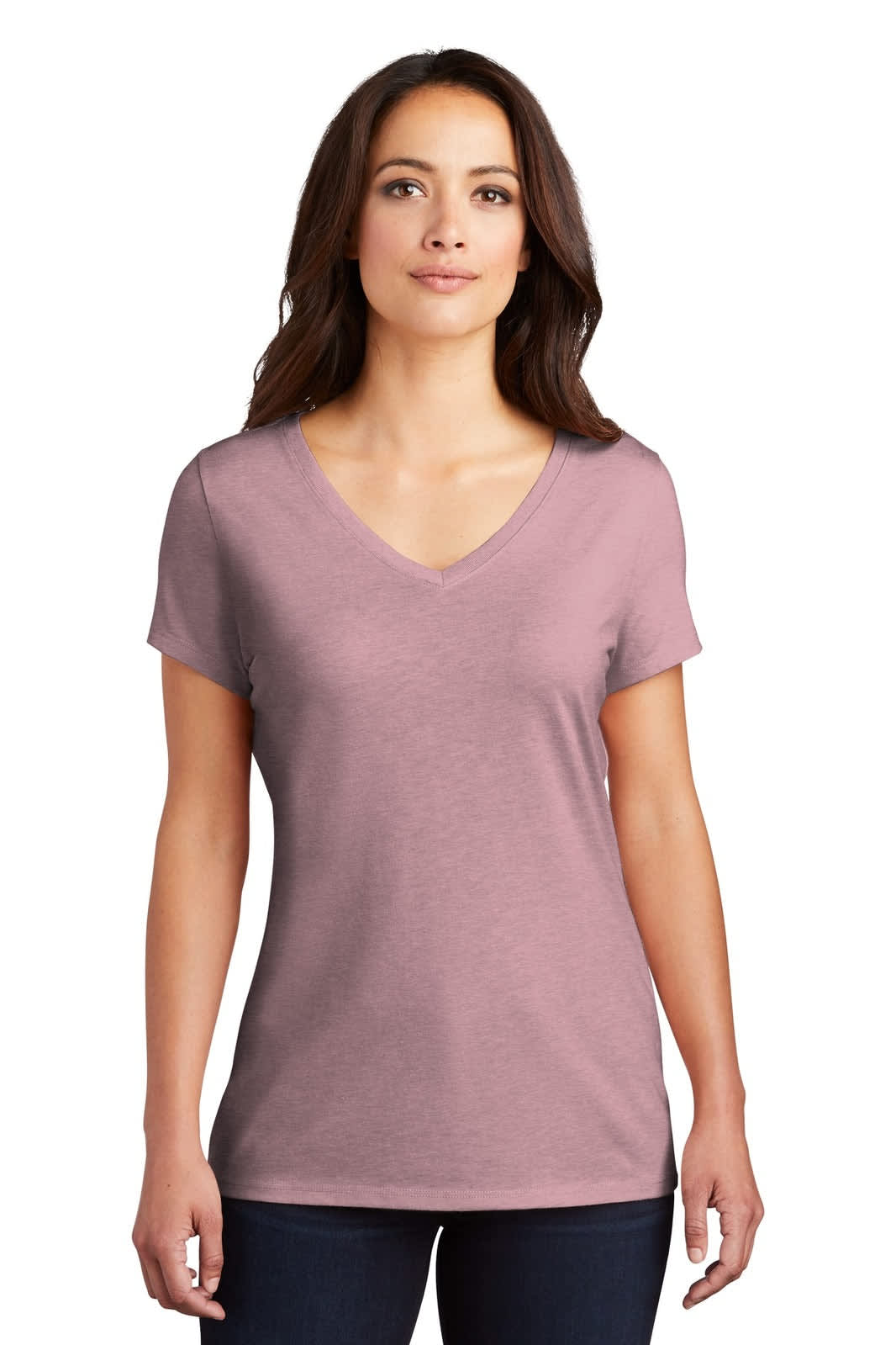 District Made Ladies Perfect Tri V-Neck Tee