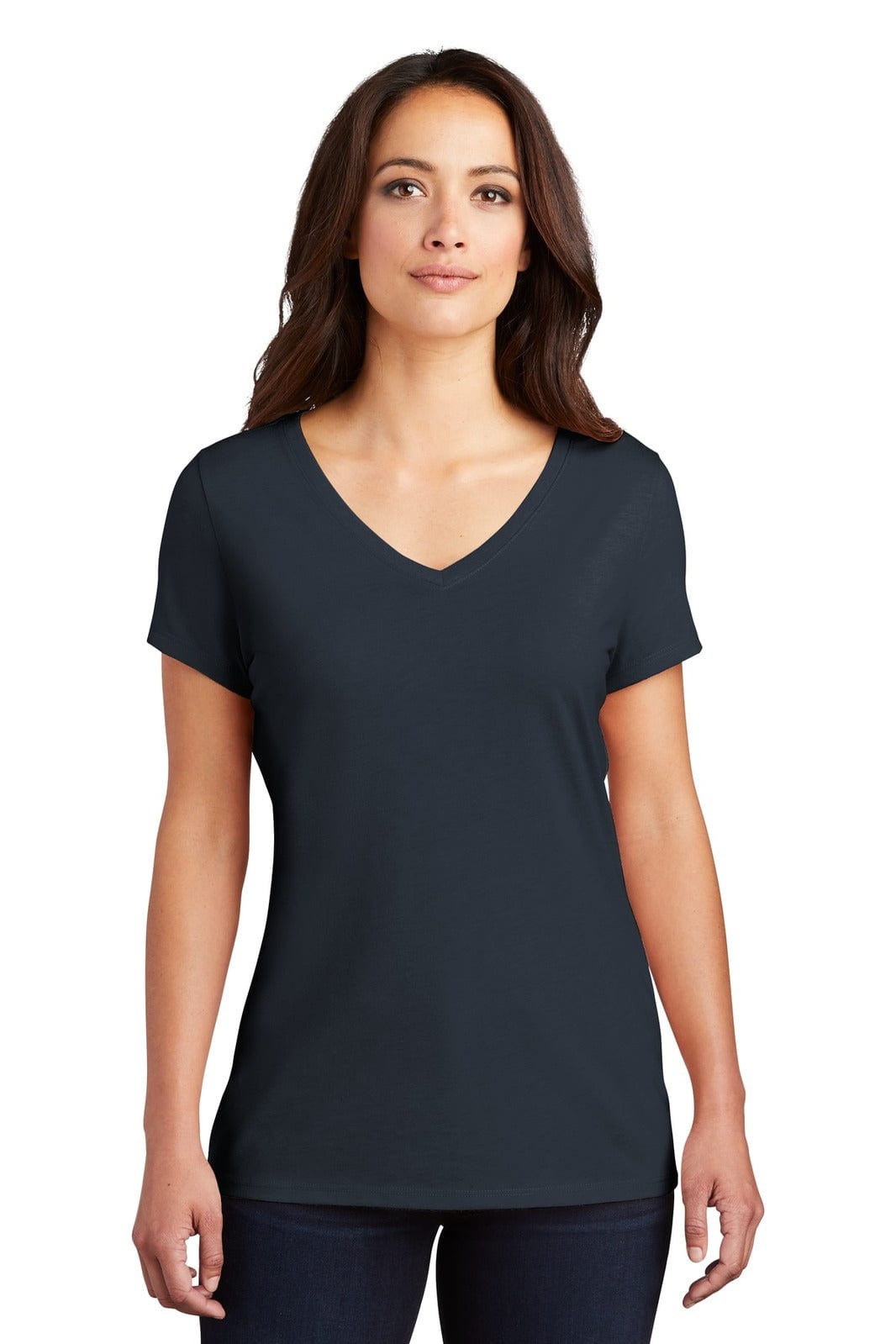 District Made Ladies Perfect Tri V-Neck Tee