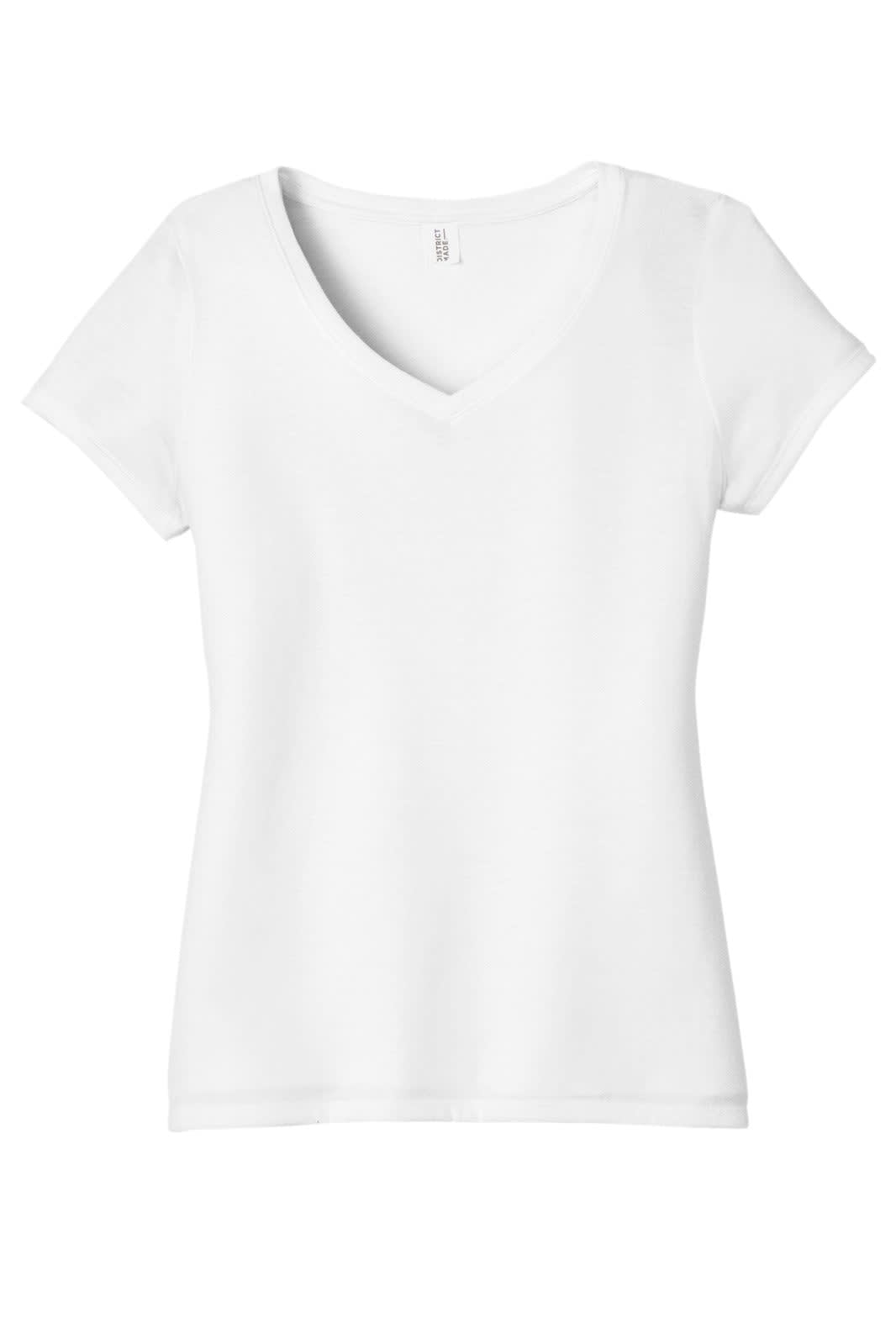 District Made Ladies Perfect Tri V-Neck Tee